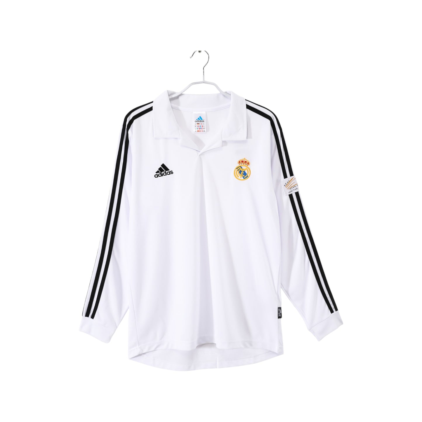 Real Madrid 2002/2003 Home Long Sleeve Jersey