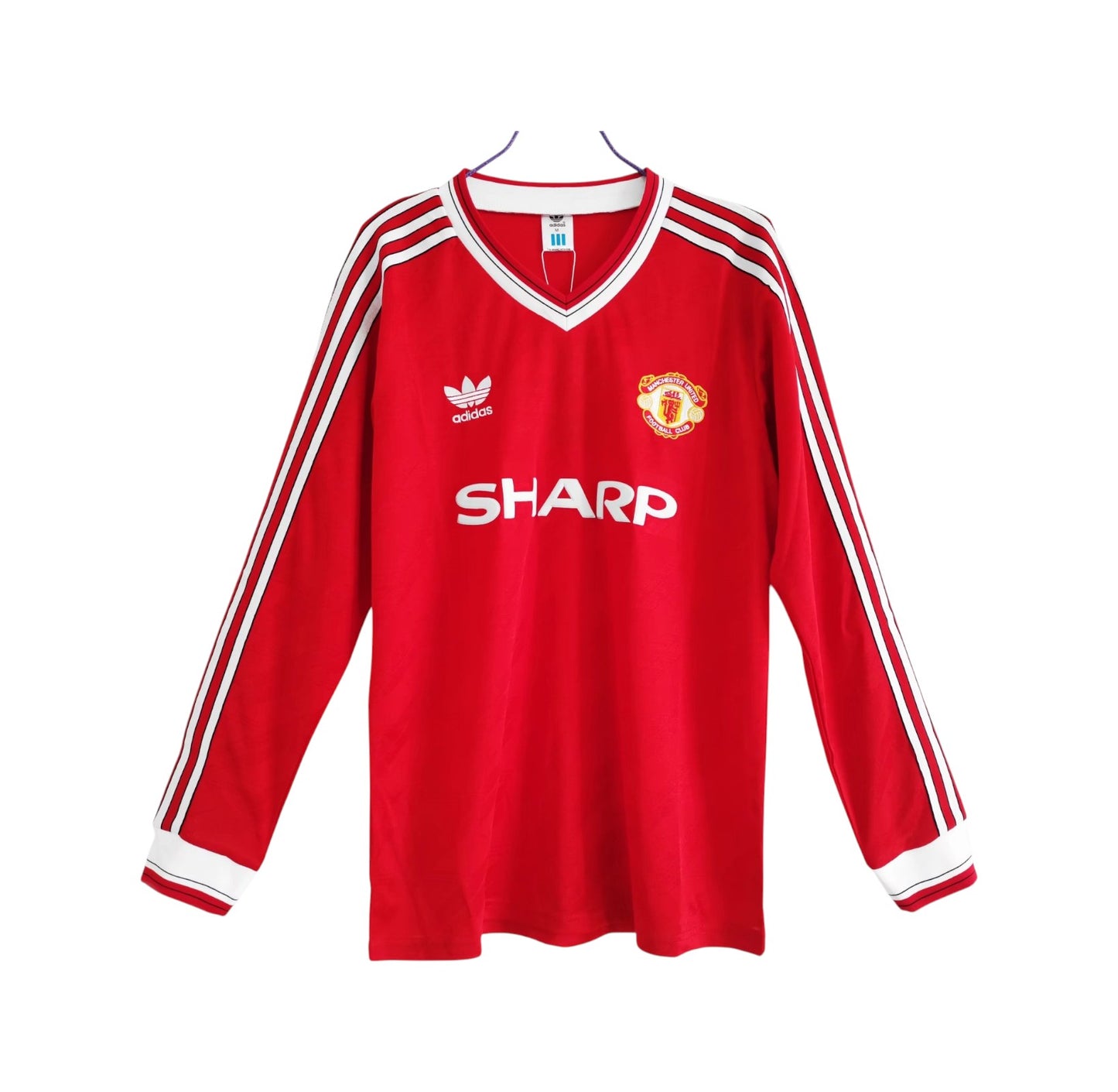 Manchester United 1986/1987 Home Long Sleeve Jersey