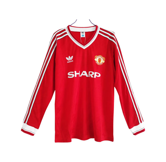 Manchester United 1986/1987 Home Long Sleeve Jersey