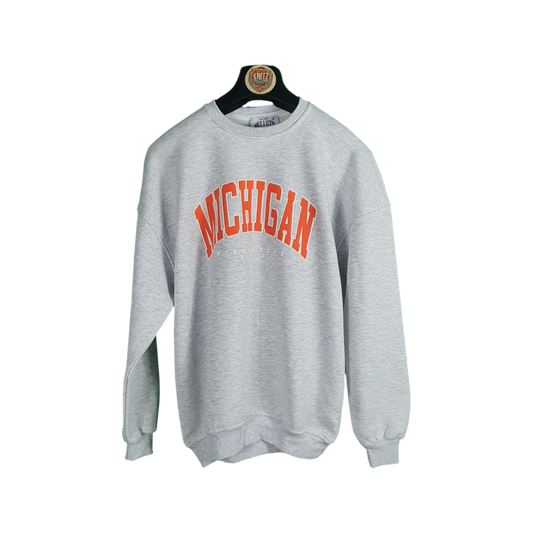Michigan Soft Grey Sweatshirt